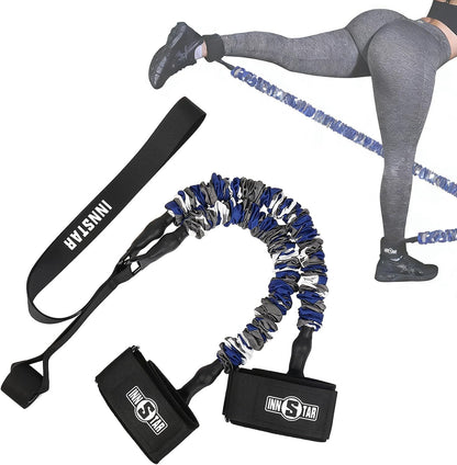 Adjustable Ankle Resistance Bands with Cuffs for Cable Machines - Premium Ankle Straps for Glute Workouts for Men and Women