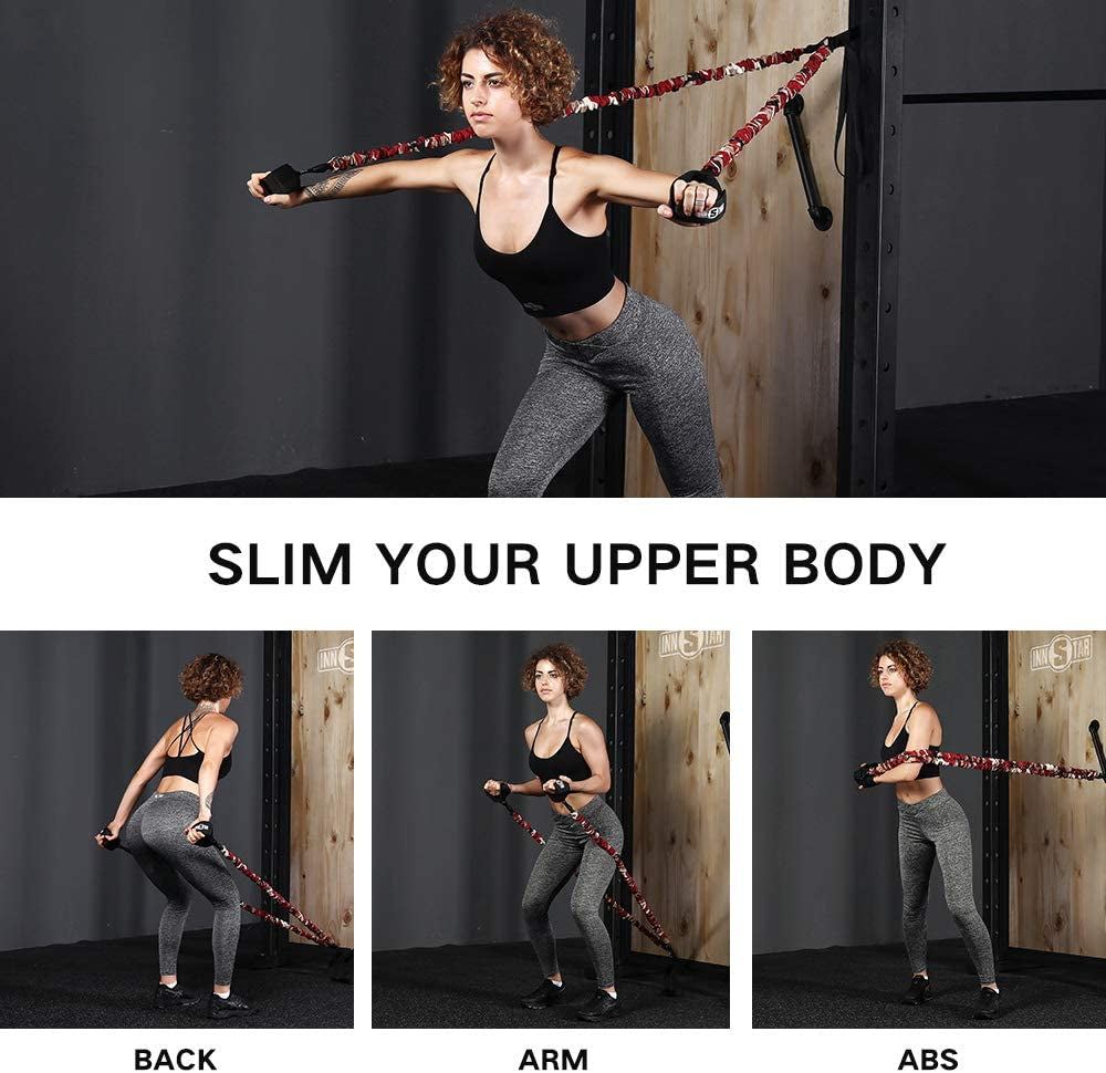 Adjustable Ankle Resistance Bands with Cuffs for Cable Machines - Premium Ankle Straps for Glute Workouts for Men and Women